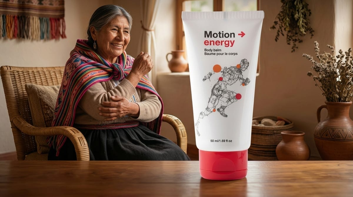 Mujer disfrutando del confort articular y muscular con Motion Energy