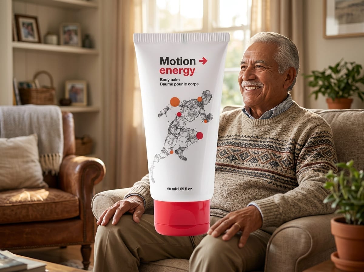 Persona mayor activa — confort articular con Motion Energy