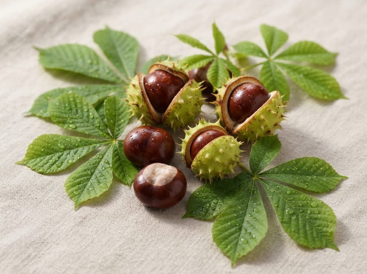 Castaño de Indias (Aesculus hippocastanum), ingrediente botánico
